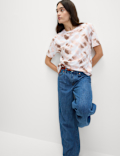 Cotton Modal Blend Printed T-Shirt