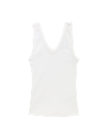 Cotton Rich Ribbed V-Neck Vest