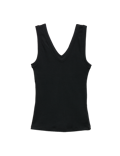 Cotton Rich Ribbed V-Neck Vest