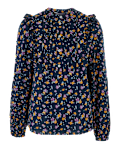 Pure Cotton Floral Long Sleeve Blouse