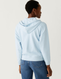 Cotton Rich Zip Up Hoodie
