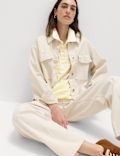 Pure Cotton Short Striped Rugby Top