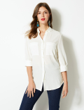 Textured Patch Pocket Shirt