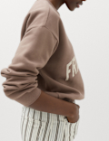 Cotton Rich Graphic Sweatshirt