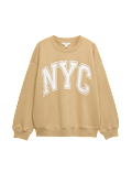 Cotton Rich Graphic Sweatshirt