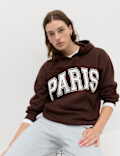 Cotton Rich Graphic Hoodie