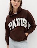 Cotton Rich Graphic Hoodie