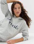 Cotton Rich Graphic Hoodie