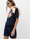 Pure Cotton Oversized Graphic T-Shirt