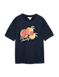 Pure Cotton Oversized Graphic T-Shirt