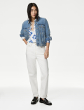 Printed Collared Shirt