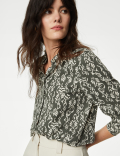 Printed Collared Shirt