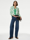 Printed Collared Shirt