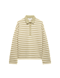 Cotton Rich Striped Collared Rugby Polo