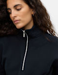 Pure Cotton Premium Half Zip Ultimate Sweatshirt