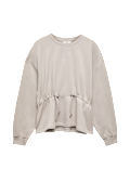Pure Cotton Drawcord Waist Sweatshirt