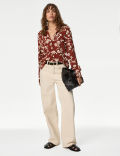 Printed Collared Shirt