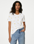 Pure Cotton Printed Pocket Top