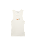 Cotton Rich Embellished Ribbed Vest