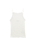 Cotton Rich Textured Square Neck Cami Top