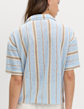 Striped Textured Resort Shirt