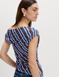Pure Cotton Asymmetric Drape Top