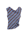 Pure Cotton Asymmetric Drape Top