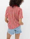 Striped Crochet Shirt
