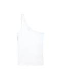 Cotton Rich One Shoulder Vest
