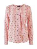 Cotton Rich Pintuck Blouse