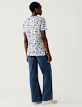 Printed Relaxed Longline T-Shirt