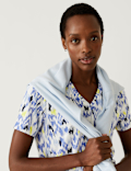 Printed Relaxed Longline T-Shirt