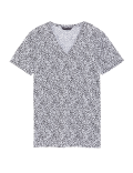 Printed Relaxed Longline T-Shirt