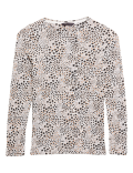 Pure Cotton Star Print Regular Fit Top