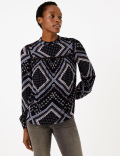 Floral Lace Insert Shell Top