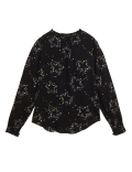 Animal Print Regular Fit Blouse