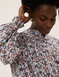 Modal Blend Sparkly Printed Blouse
