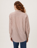 Pure Cotton Striped Long Sleeve Shirt