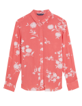 Floral Regular Fit Longline Shirt