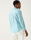 Pure Cotton Striped Regular Fit Shirt