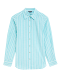 Pure Cotton Striped Regular Fit Shirt