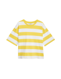 Pure Cotton Striped T-Shirt