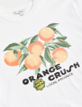 Pure Cotton Printed Oversized T-Shirt