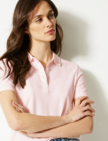 Pure Cotton Fitted Polo Shirt