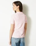 Pure Cotton Fitted Polo Shirt