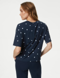 Pure Cotton Embroidered T-Shirt