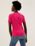 Cotton Rich Fitted T-Shirt
