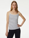 2pk Cotton Rich Slim Fit Cami Tops