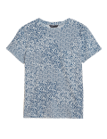Pure Cotton Printed Crew Neck T-Shirt