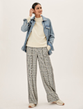 Pure Cotton High Neck Sweatshirt
